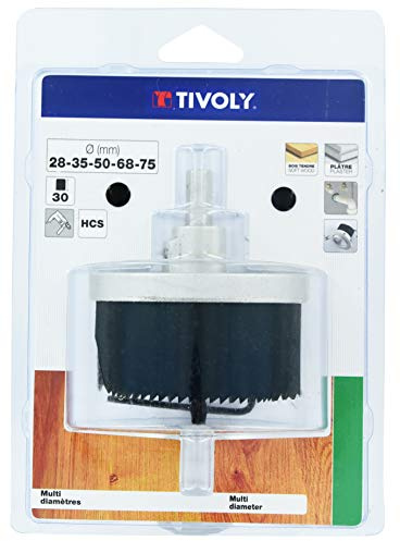 tivoly xt50522052014 Lochsäge Ø 28 bis 75 mm 5 Klingen 30 mm
