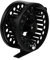 Andux Aluminium Fliegenrolle Fliegenfischer-Rolle 3 3/8 große Laube 85mm 7/8 Schwarz FL-03