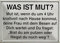 Blechpostkarte - Was ist Mut? 15 x11 cm