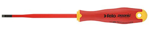 Felo 0715762645 Schlitz 1/10,2 cm e-slim Isolierte Schraubendreher mit Länge 12,7 cm