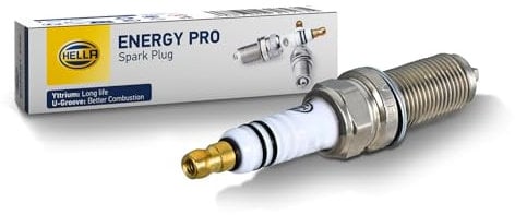HELLA 8EH 188 704-141 Zündkerze - Energy Pro YMJ7RCP-9U - SW: 16 - Gewindelänge: 26.5mm - E.A.: 0.9mm