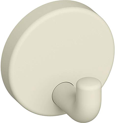 HEWI 801.90B010 99 Mantelhaken 801.90.010 ø 40 mm, Tiefe 30 mm, Polyamid, Farbe: Reinweiß Matt