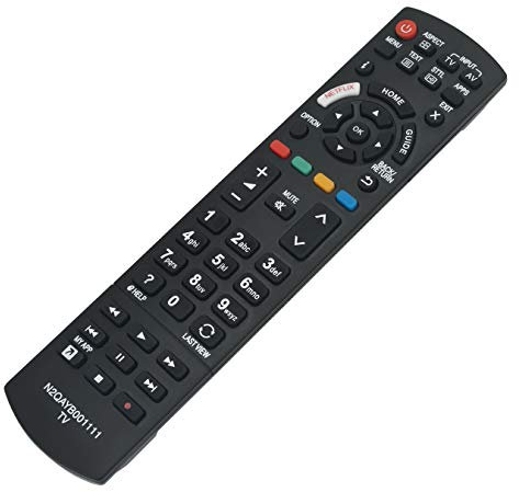 VINABTY N2QAYB001111 Telecomando sostitutivo compatibile con Panasonic Viera TV TX-55EX603E TX-55EX600E TX-55EX633E TX-55EXW584 TX-65EX600B TX-65EX603E TX-40EX600B TX-49EX580B TX-49EX600B