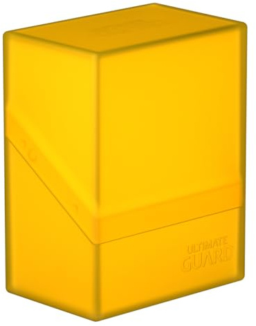 Ultimate Guard Boulder Deck Case 60+ Standard Size Amber, 76 x 98.5 x 49.9 mm