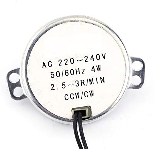 Motor de Engranajes Mecanismo de ventilación Motor eléctrico Motor sincrónico Motor sincrónico Sincrónico Lámparas para iluminación de artesanías(2.5-3RPM)