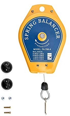 QWORK® Federzug, Spring Balancer, Tragkraft 1.5-3kg, für Montage Linie
