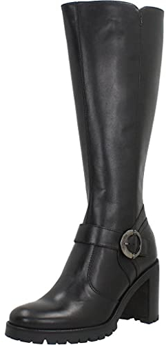 Nero Giardini I117636D Stivali Donna in Pelle - Nero 39 EU