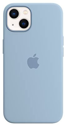 Apple Silicone Case with MagSafe (for iPhone 13) - Blue Fog