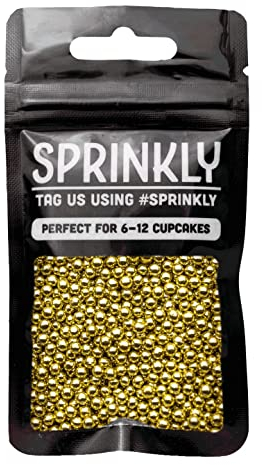 SPRINKLY - Metallic Pearls - Gold - 4mm - 30g