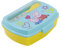 Fiambrera rectangular para el almuerzo infantil con cubiertos de Peppa Pig