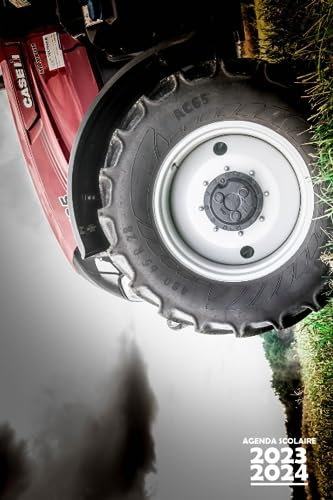 Agenda Scolaire 2023 2024 Tracteur: Couverture Tracteur , Organiseur Scolaire 11 Mois de (Septembre 2023/Juillet 2024) pour Étudiants Collège, Lycée - Planificateur Journalier 1 Jour Par Page