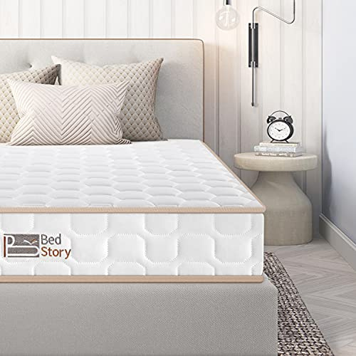 BedStory Doppelmatratze, Federkernmatratze, 135 x 190 x 14 cm