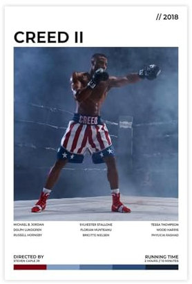 EYEZER Creed 2 – Filmposter auf Leinwand, Poster, Wandkunst, Dekor, Bild, Gemälde für Wohnzimmer, Schlafzimmer, Dekoration, ungerahmt, 30 x 45 cm