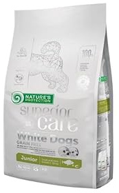 Nature's Protection White Dogs Weißfisch Junior 10 kg Trockenfutter für Hunde