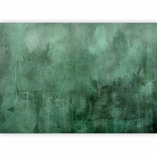 murando Carta da parati Foglie 500x350 cm Fotomurali in TNT Murale alla moda Decorazione da Muro XXL Poster Gigante Design Carta per pareti Natura Botanica Giungla Pianta di banano b-A-0834-a-a