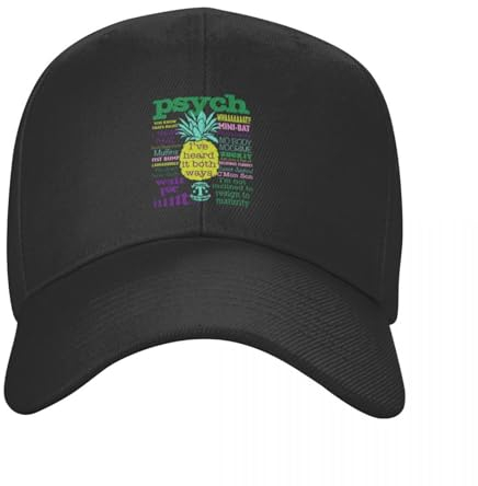 ENWIND Baseballmütze Psych Psych Tv Juliet Ohara Psychic Detective Henry Spencer - Psych Cap Baseball Cap Strandhut Herren Kappe Damen Hut