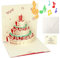 Musikalische Leuchtende Geburtstagskarte 3D LED Happy Birthday Pop Up Geburtstagskarte mit Lichtern und Musik Spielen Geburtstagsgeschenk für Frauen, Männer, Familie, Kinder und Freunde (RED)