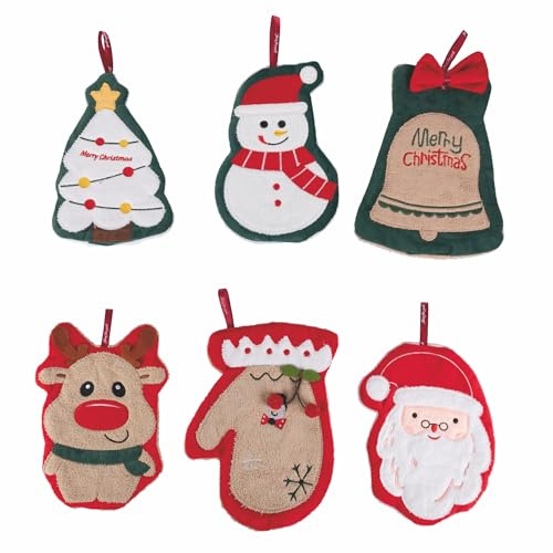 Villa d'Este Home Tivoli Set 5 Weihnachtshaken aus Polyester, Xmas