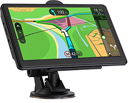 Auto GPS Navigation GPS Navigation für LKW & Wohnmobil & Auto, Fahrer Alerts, Abbiegehinweise, 2025 Karte und kostenlose Update Karte