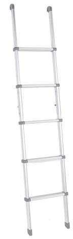 59.4in RV Bunk Bed Ladder - Foldable Anti-Slip Aluminium Alloy 5 Step Ladder for Motorhome, Trailer, & Campers