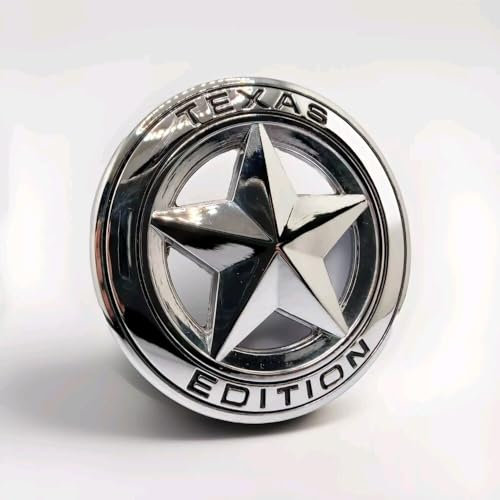 3D Texas Edition Silver Emblem Badge Styling Logo Auto XCBW Aufkleber Sticker