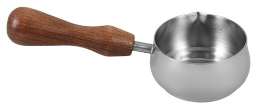 MAGICLULU Sahnekännchen Aus Edelstahl Espresso-ausgießer Kaffeekanne Honigbehälter Soßenbehälter Einfach Zu Bedienen Mit Griff Für Servieren Kleiner Portionen