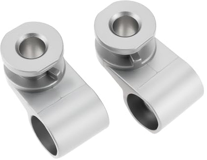 EMSea 1 Paar Metallscharnier-Schwenkwelle Links Rechts Kompatibel mit BO-se QuietComfort QC35 Headset Silberfarben