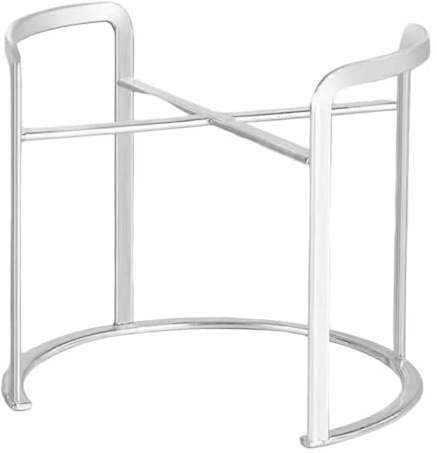 Base Ronde de 20 Cm pour Distributeur de Boissons et Carafe d'eau Froide, Argent