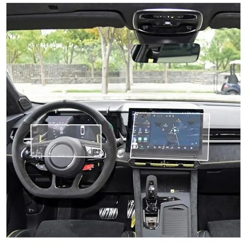 Türschloss Vorne Links Passend Für Lynk Co 03 2023 12.8 Zoll Auto-GPS-Navigation 12.3 Zoll Instrument Anti-Kratz-Film Gehärtetes Glas Bildschirmschutz Stellmotor