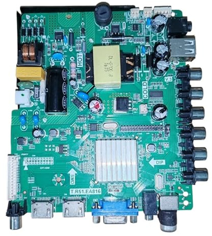 Carte Mère TV LED 3 En 1 De Remplacement T.R51.EA816, Pièces TV 33 À 43V 530MA