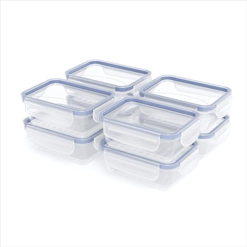 Rotho Clic & Lock 8er-Set Frischhaltedosen 8x 0,5l Vorratsdosen mit Deckel