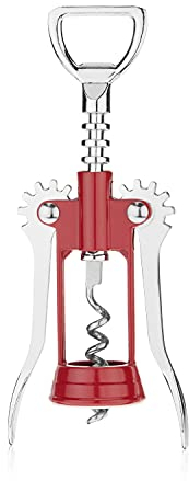 True - Sacacorchos con alas, color rojo