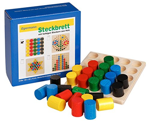 Unbekannt 10IT4250364602204IT10 Egermann EH220/230 - Steckspielbrett Holzsteckspiel Reihe, Kleinkindspielzeug