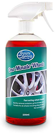 Greased Lightning One Minute Wheels - Fast Acting, Non-Acidic Wheel Cleaner for Clean and Shiny Wheels - 500ml