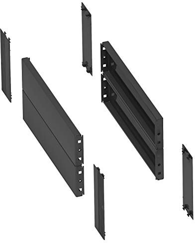 Schneider Electric PanelSeT Accessoires Sockel Seitenwand Sockel Grau, 800 mm, für PC-Anwendung, H. 200 mm
