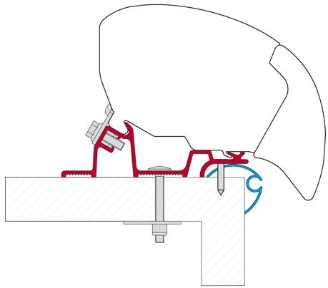 Fiamma F 65 / S Adapter KIT Caravan Standard