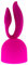 marielove Magic Wand Aufsatz für sie und ihn, 40mm, Vibrator Silikon Aufsatz für Magic Wand Massagegeräte (Knospe)