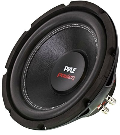 Pyle 1 SUBWOOFER PLPW10D PLPW 10D 25,00 cm 250 mm 10 da 500 Watt rms 1000 Watt Max Doppia Bobina 4 + 4 Ohm dvc Dual Voice Coil per Cofano Bagagliaio Auto, 1 Pezzo