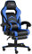 GTFORCE TURBO RECLINING SPORTS RACING GAMING OFFICE DESK PC CAR FAUX LEATHER CHAIR (Blue)