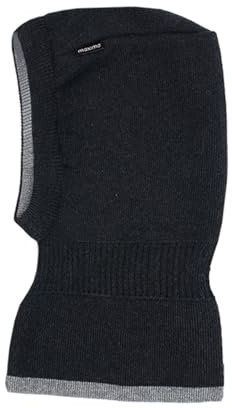 maximo Schlupfmütze zum Wenden Wendemütze Kindermütze Strumhaube Balaklava (51 cm - grau)
