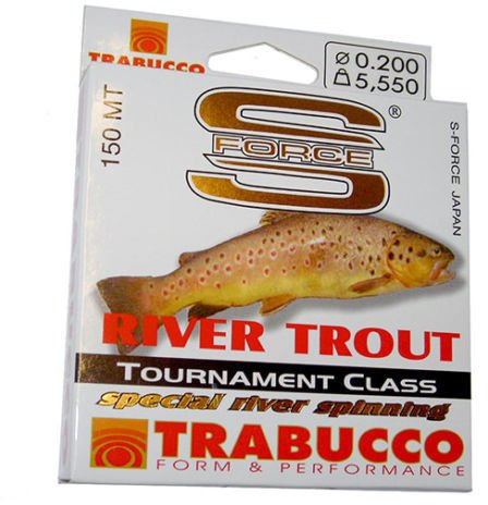 filo per mulinello alta visibilita pesca trota fiume torrente da mulinello trabucco (0,20)