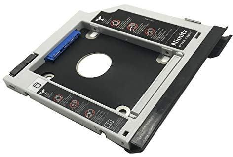 ULTRACADDY 2. HDD SSD Festplatten-Caddy Adapter für Dell E6430 E6530 E6420 E6520 E6320 E6330 Modularschacht mit Auswerfer