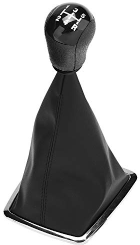 KSTE 5 Speed Gear Stick Schaltknauf + Gamasche Boot-Abdeckung for Focus MK2 2004-2008