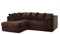 CHICAGO JUMBO CORD CORNER SOFA 5 COLOURS - LEFT/RIGHT HAND (Chocolate Brown, Left Hand Corner Sofa)