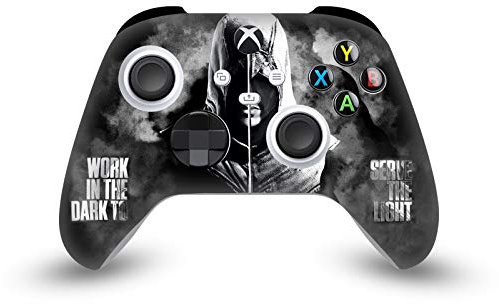 Head Case Designs Offizielle Zugelassen Assassin's Creed Haelfte Erbschaft Typographie Vinyl Haut Gaming Aufkleber Abziehbild Abdeckung kompatibel mit Xbox Series X/S Controller