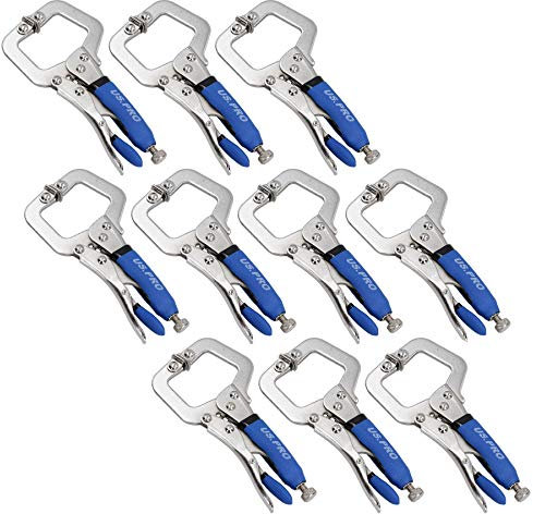 10 Stück verstellbare Schlauchschellen mit Schnellverschluss-Griff, 15,2 cm