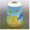 EMOS Kinder Tischlampe und Handlampe mit Dino Design und Timer, Dinosaurier Nachttischlampe/Nachtlicht, Kinderleuchte/Taschenlampe, Schreibtischlampe P3380, weiß mit dino-motiv