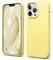 elago Liquid Silicone Case Kompatibel mit iPhone 13 Pro Hülle (6,1), Hochwertiges Silikon, Rundumschutz Handyhülle : 3-Layer Struktur Schutzhülle, Kratzfestes Weiches Mikrofaserfutter (Gelb)