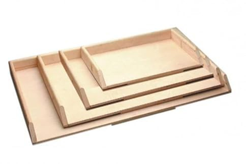 Tavoliere spianatoia asse per impastare in Legno multistrato tavola stendipasta per Pasta Fresca con Bordi Laterali impasto pizza (90x50 Con Bordi)