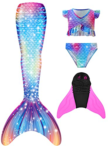 shepretty meerjungfrauenflosse mädchen,4pc,fenseM2-140